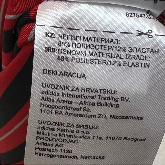 Adidas Golf Men Short Sleeve Polo Stripped Shirt.Size : Medium run Large - Picture 8 of 8